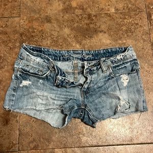 Denim shorts